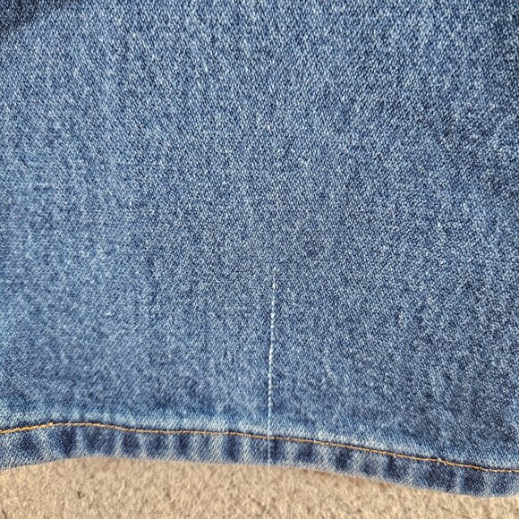 Wrangler Jeans Mens 38x32 Blue 13MWZ Denim Cowboy Cut Relaxed Fit Western Pant - Picture 15 of 16